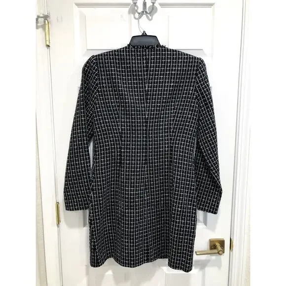 Derek Lam Collective Constance Black Tweed Jacket Dress - Picture 4 of 11